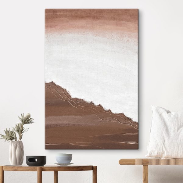 White and brown surface