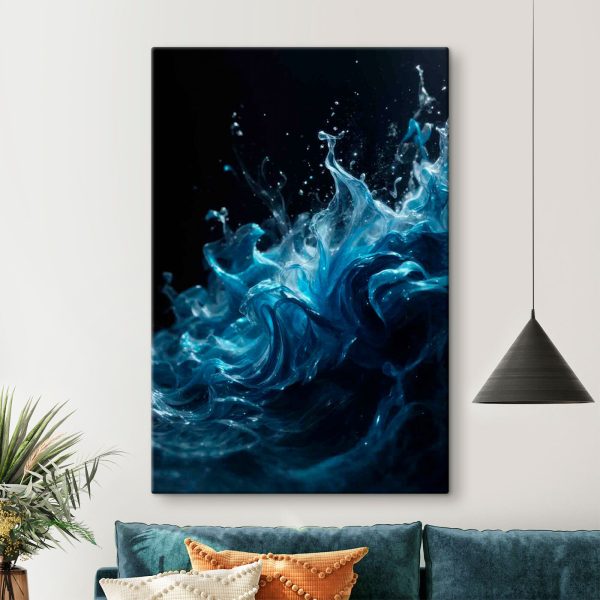 Quadri Quadri Liquido blu nell'acqua (COD: s36048)
