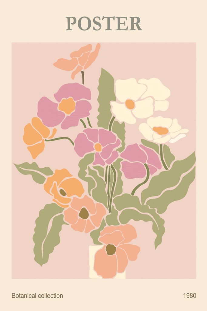 Vintage Blossoms: Pastel Elegance