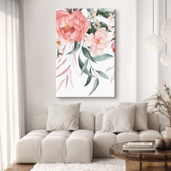 Soft Pastels Dance in Watercolor
