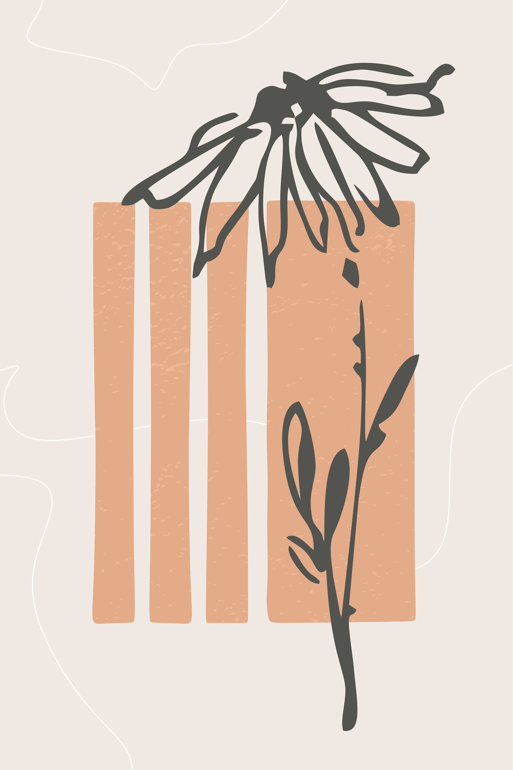 Flower and a plant