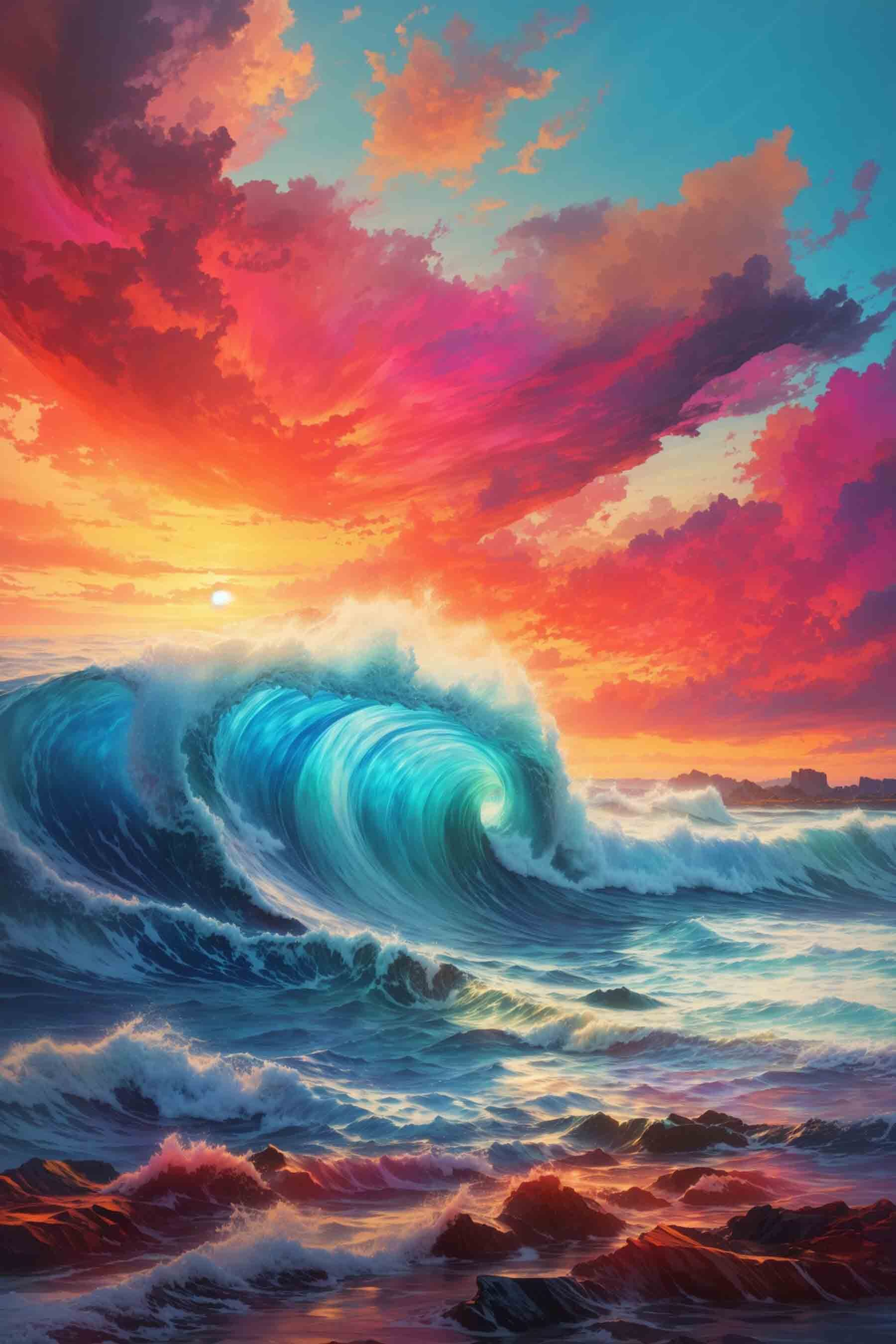 Large wave in the ocean Large wave in the ocean