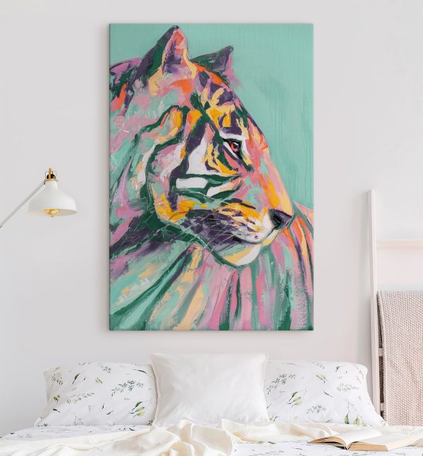 Painting of a tiger Painting of a tiger