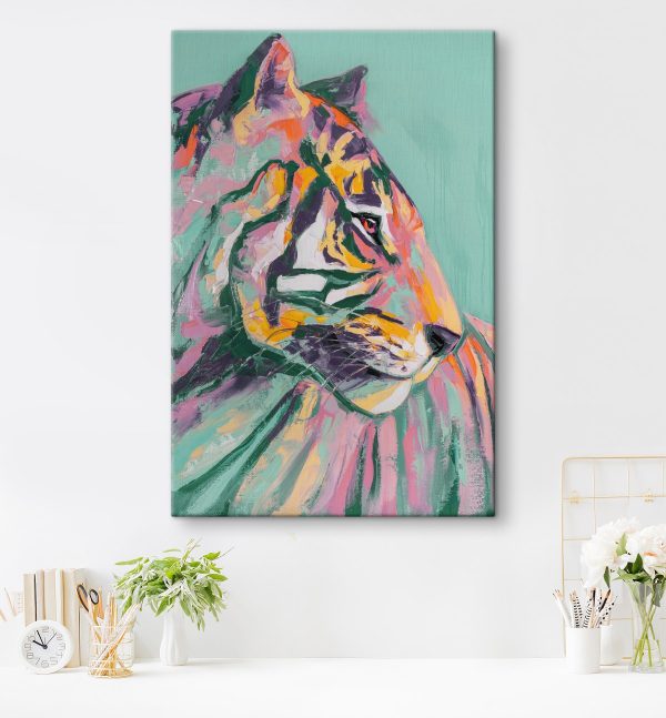 Painting of a tiger Painting of a tiger