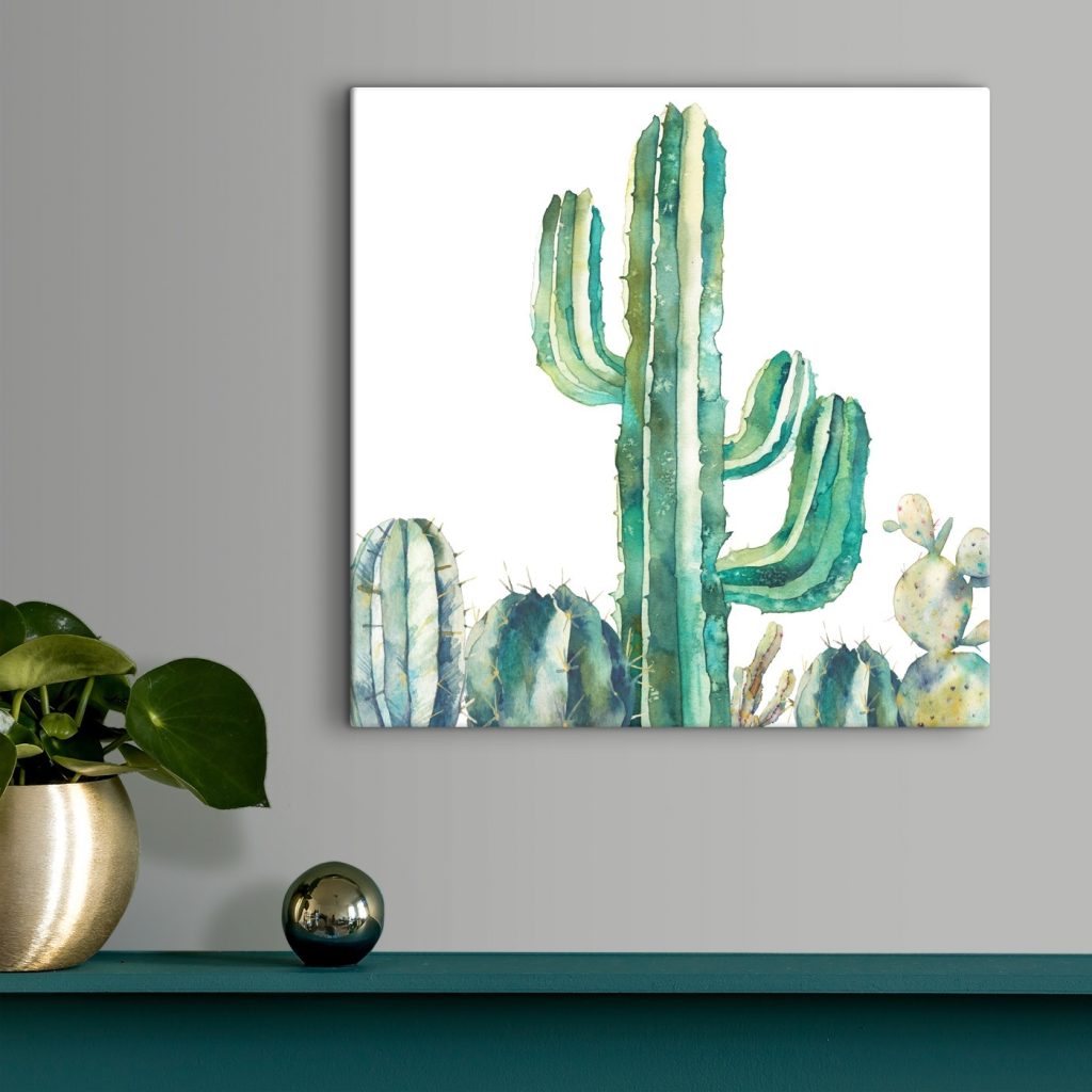 Watercolor of a cactus