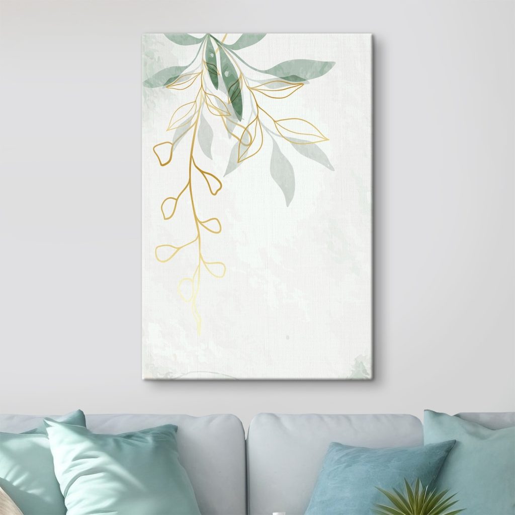 Elegant leaves in artistic harmony Elegant leaves in artistic harmony
