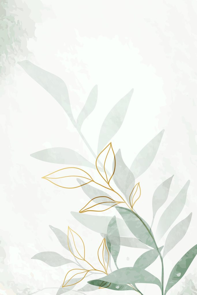 Elegant Leaves in Soft Tones Elegant Leaves in Soft Tones