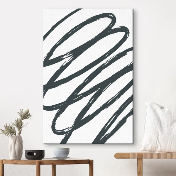 Quadri Sfondo bianco e nero con linee (COD: s36408) Quadri Quadri Sfondo bianco e nero con linee (COD: s36408)