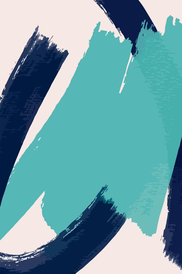 Blue and white paint brush strokes Blue and white paint brush strokes
