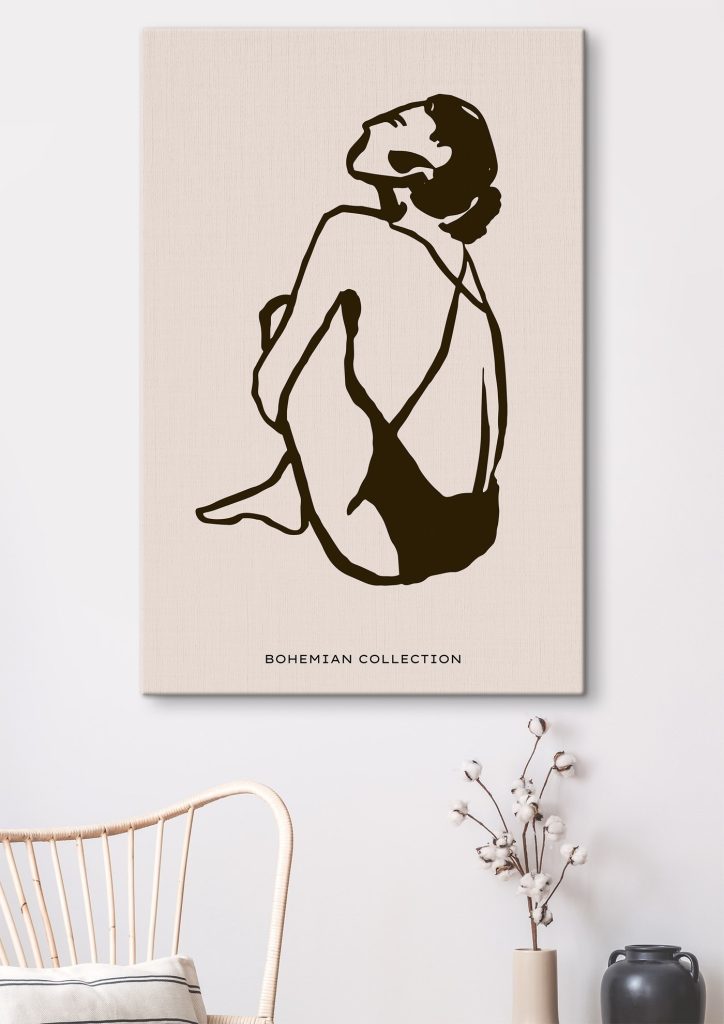 Drawing of a woman sitting Drawing of a woman sitting