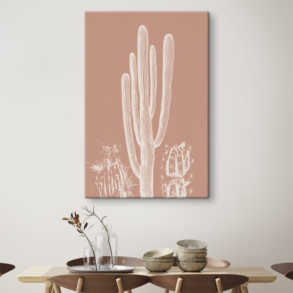 Quadri Quadri Cactus con striature bianche (COD: s36429)