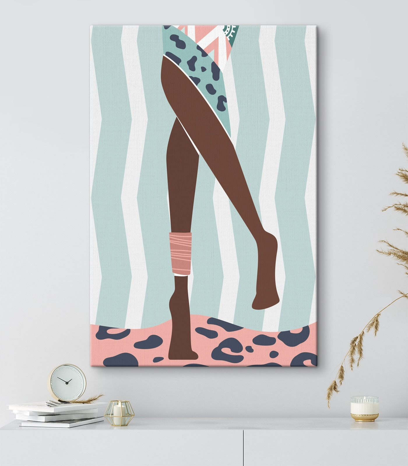 Cartoon of a woman's legs Cartoon of a woman's legs