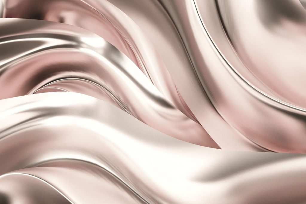 Fluid beauty in metallic waves