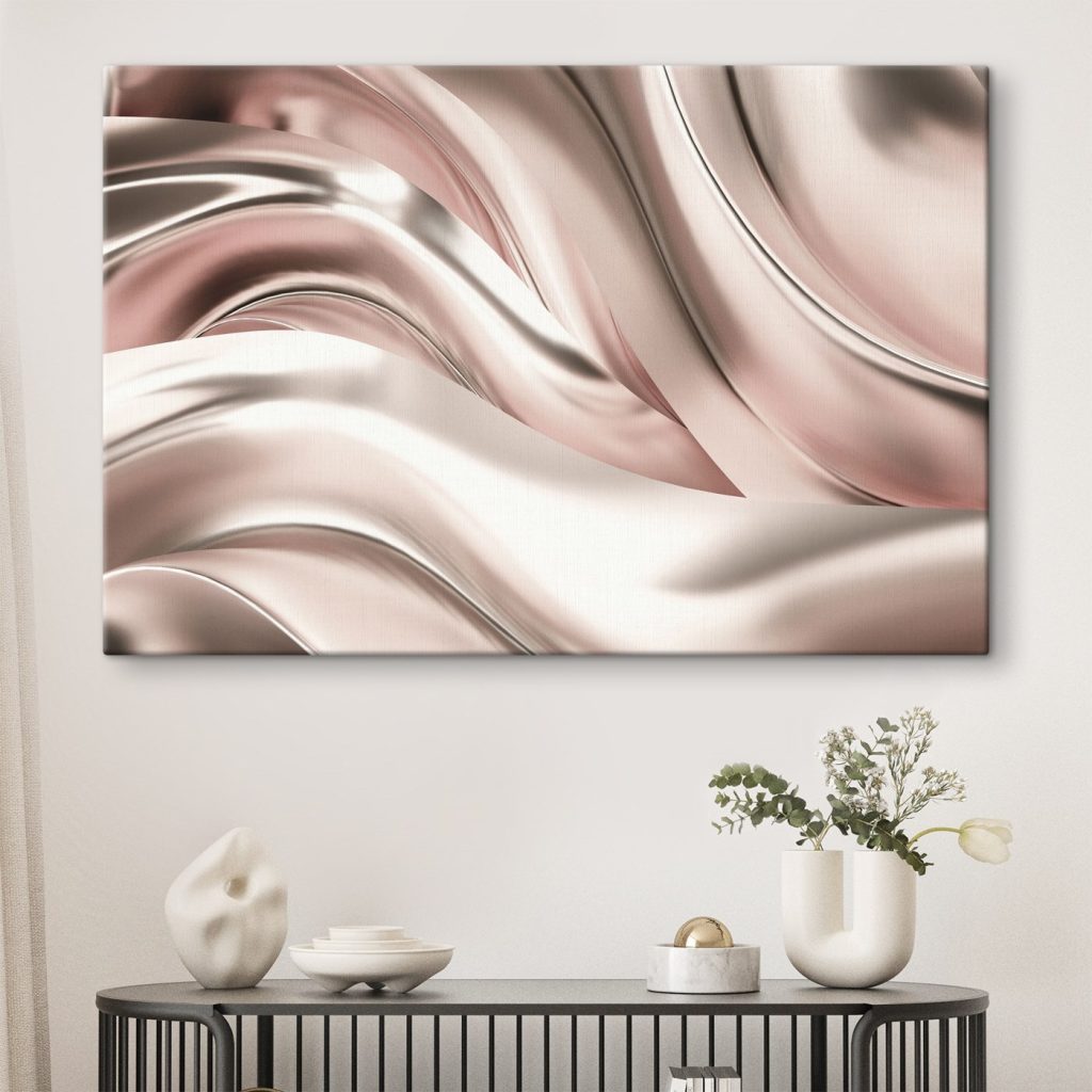 Fluid beauty in metallic waves