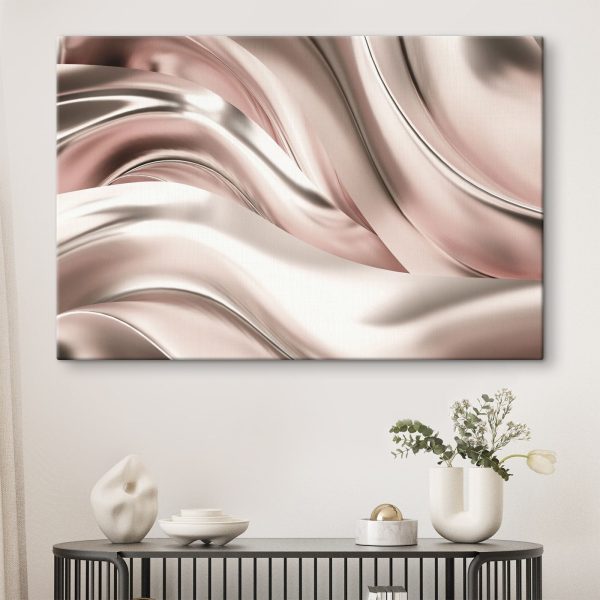 Fluid beauty in metallic waves