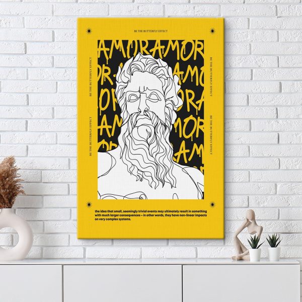 Quadri Poster con il volto di un uomo