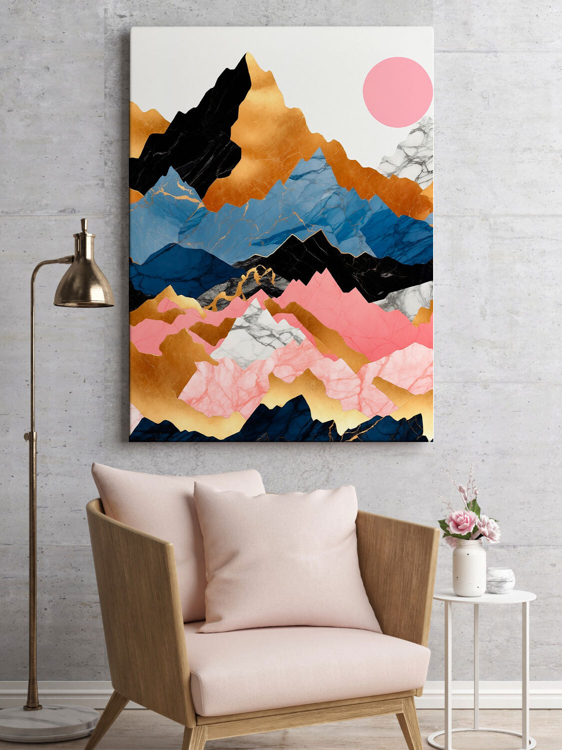Layers of color, texture, and light