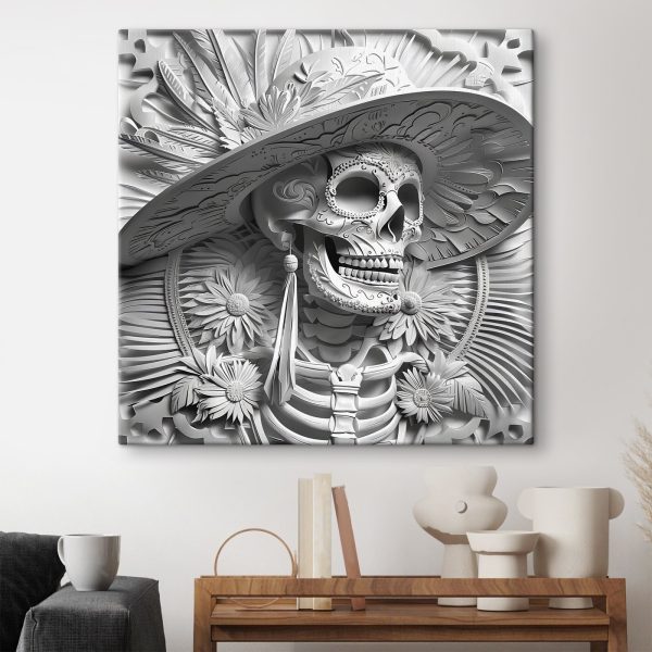 Skull in a hat