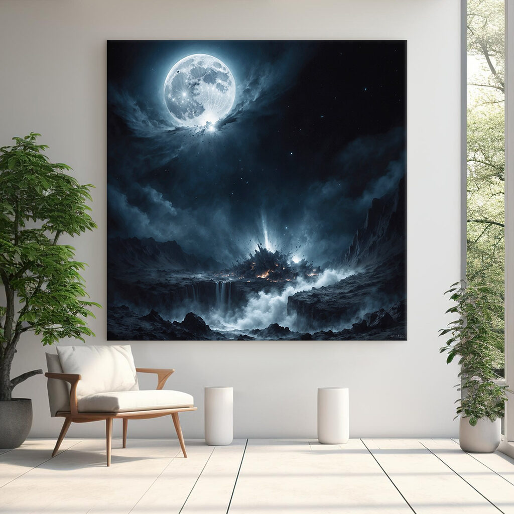 Moon in the sky