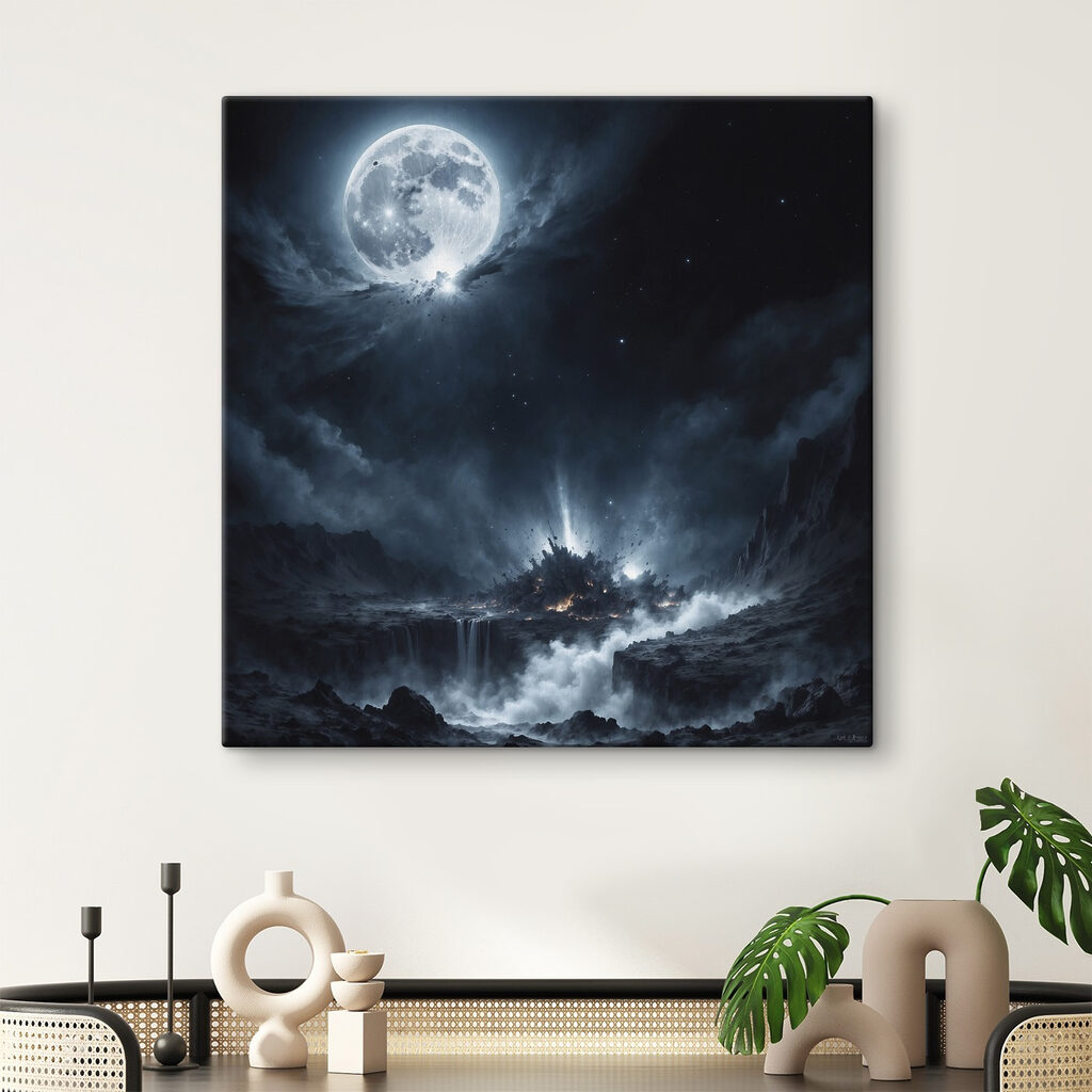 Moon in the sky