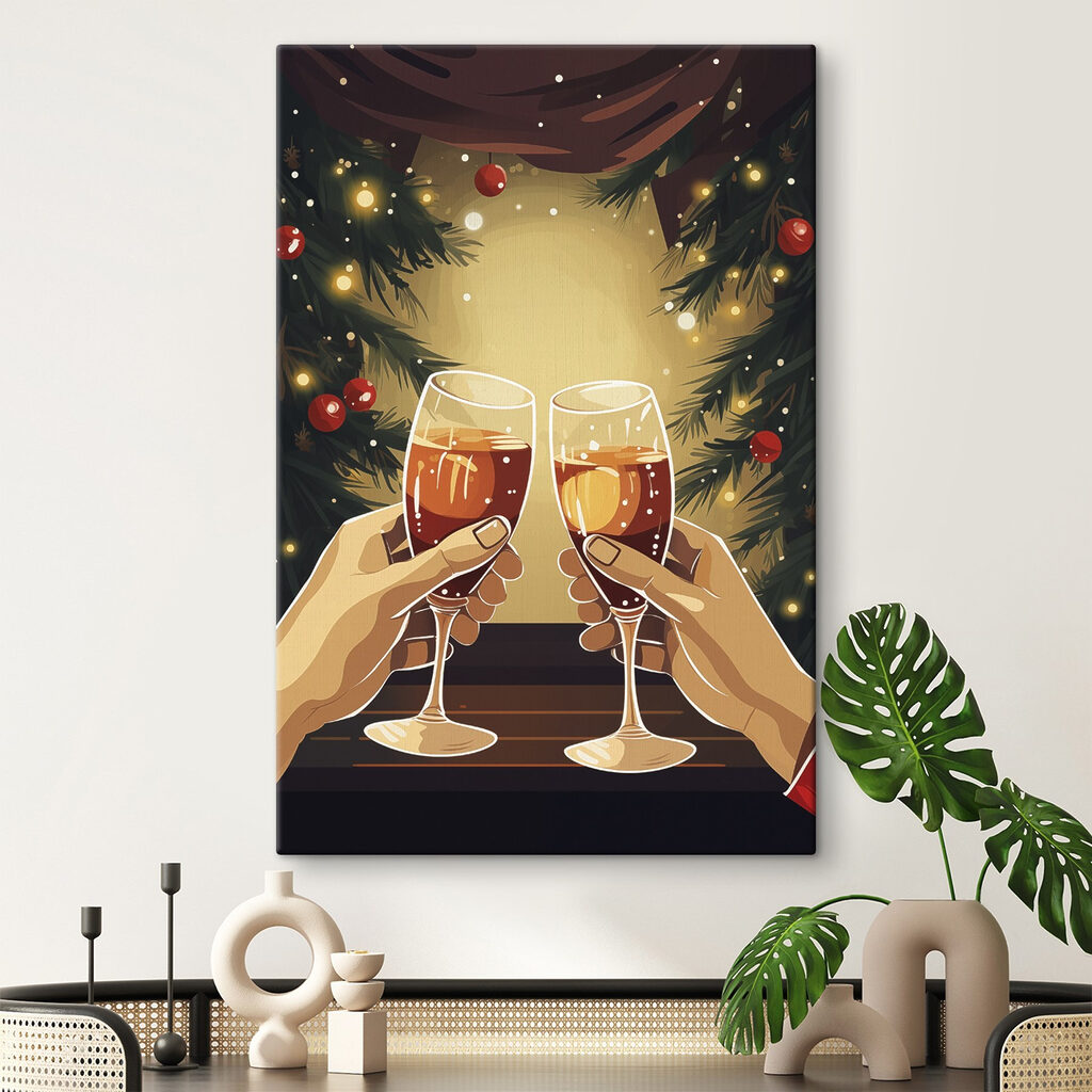 Cartoon of hands holding wine glasses Cartoon of hands holding wine glasses