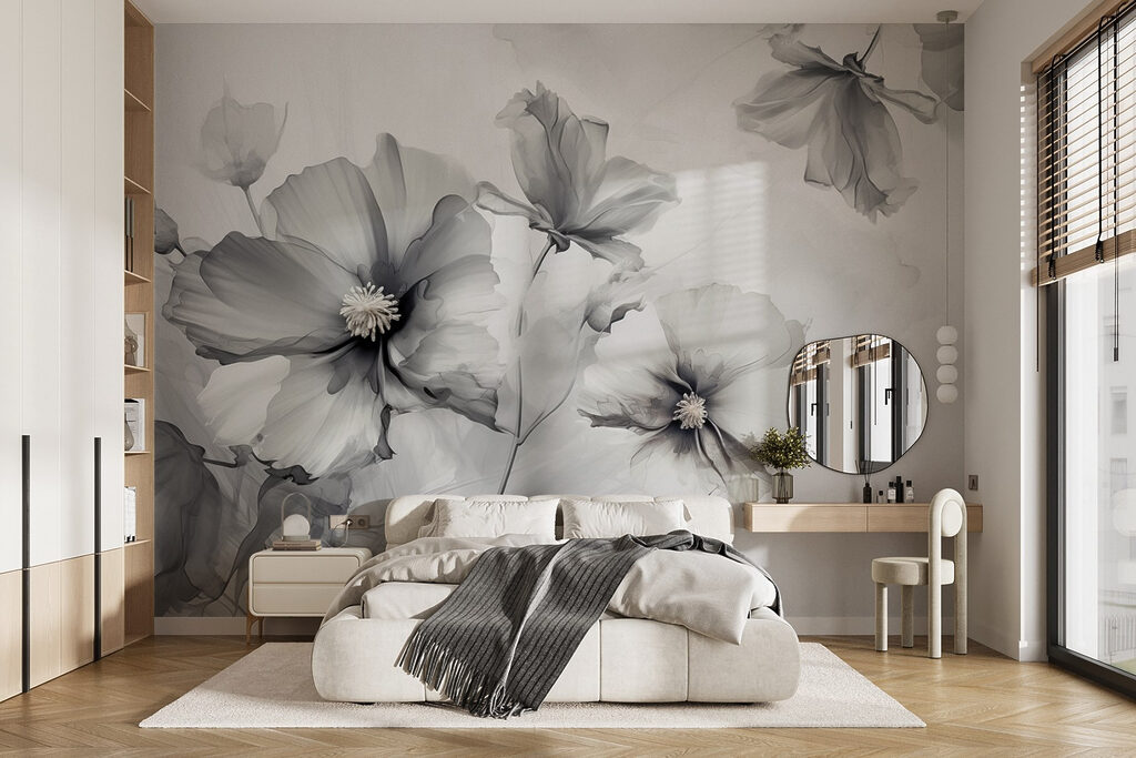 Group of flowers in a white background Group of flowers in a white background