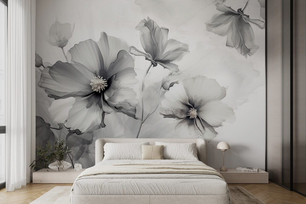 Group of flowers in a white background Group of flowers in a white background