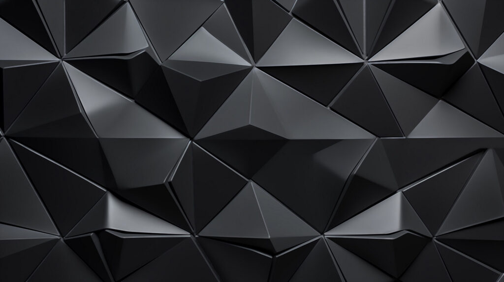 Motivo a triangolo nero e grigio Motivo a triangolo nero e grigio
