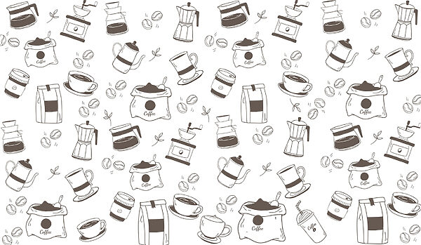 Schema di caffè e tè Schema di caffè e tè