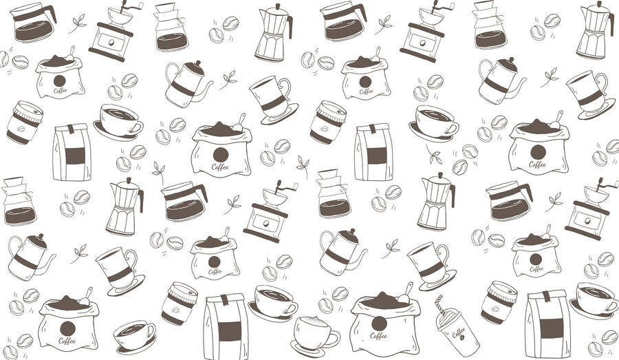 Schema di caffè e tè Schema di caffè e tè