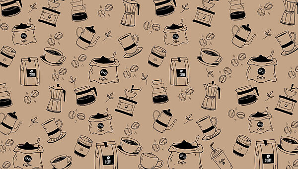 Modello di articoli per il caffè Modello di articoli per il caffè