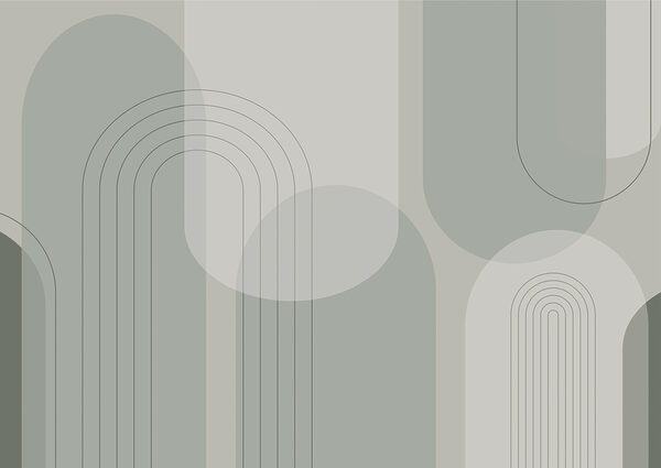 Sfondo grigio e bianco con linee e cerchi Sfondo grigio e bianco con linee e cerchi