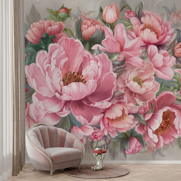 Pittura di fiori rosa Pittura di fiori rosa