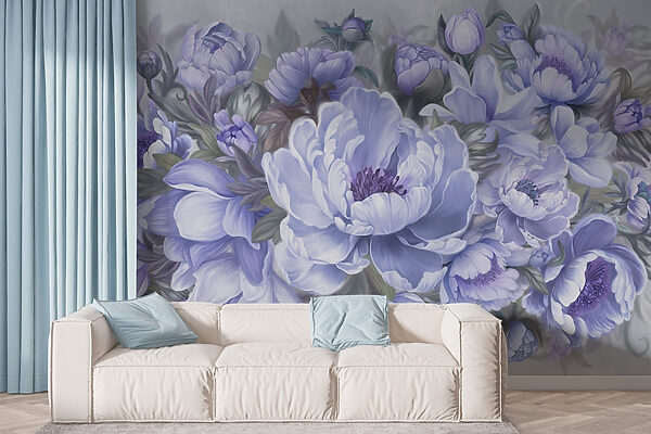 Pittura di fiori e foglie Pittura di fiori e foglie