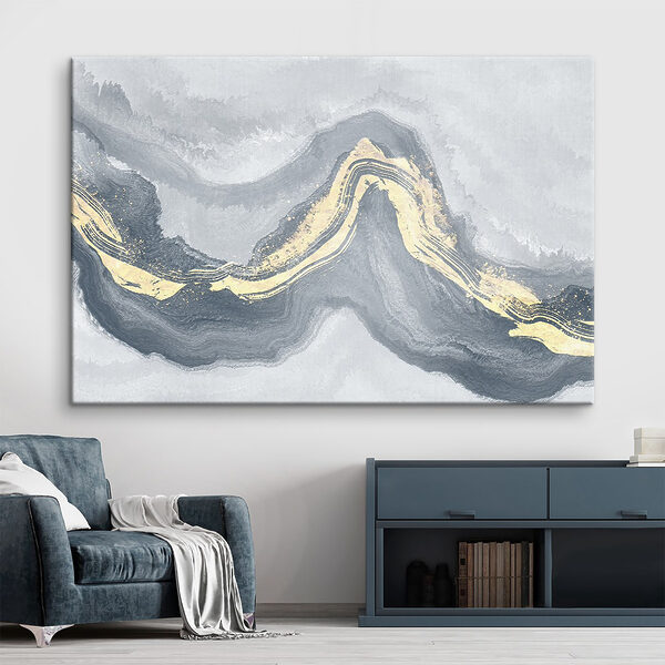 Abstract swirls of muted colors