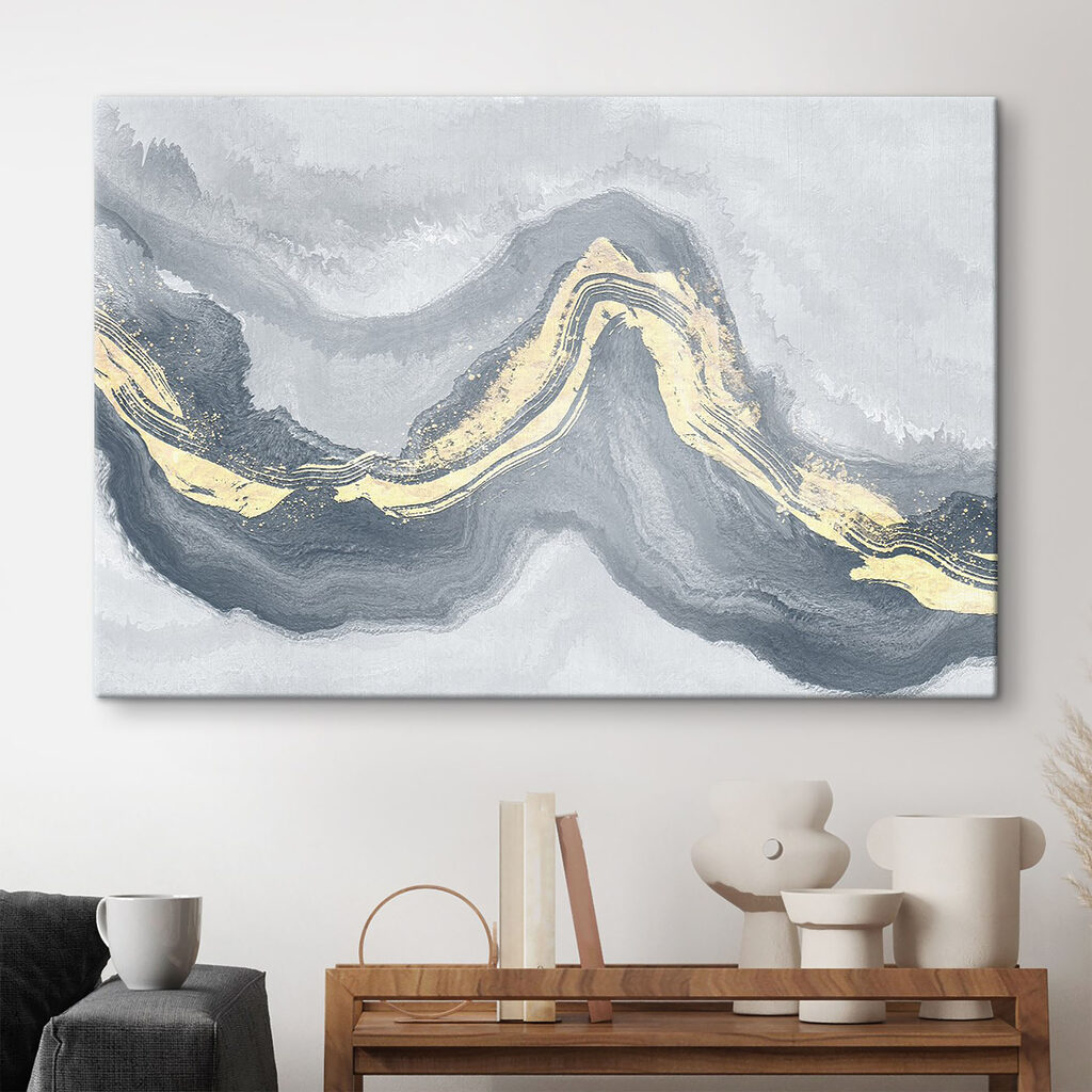 Abstract swirls of muted colors
