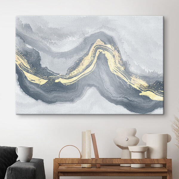 Abstract swirls of muted colors