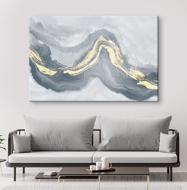 Abstract swirls of muted colors