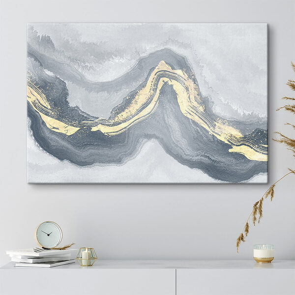 Abstract swirls of muted colors