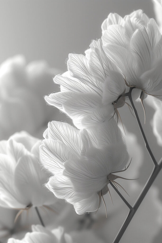Delicate petals in soft focus