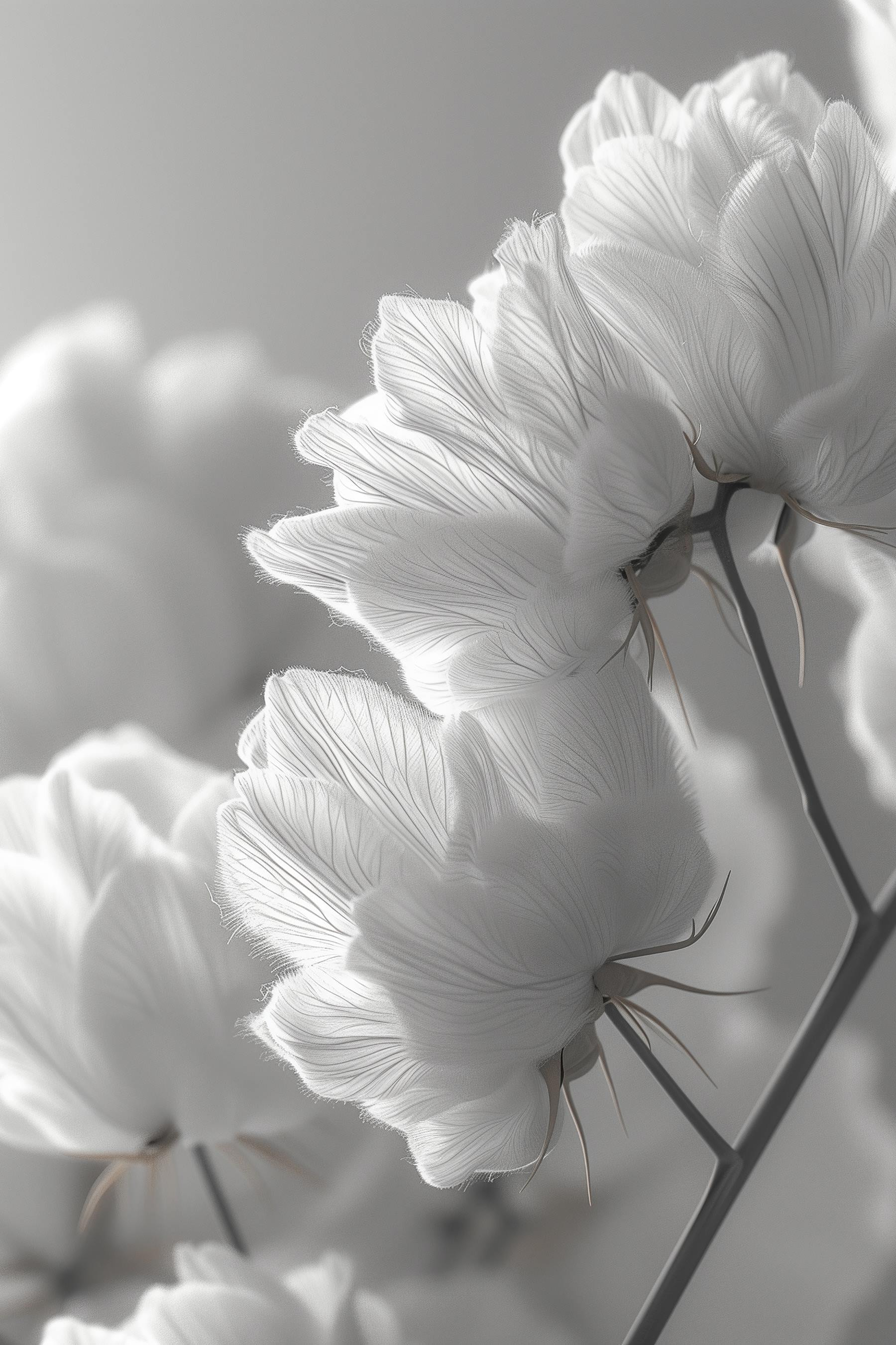 Delicate petals in soft focus