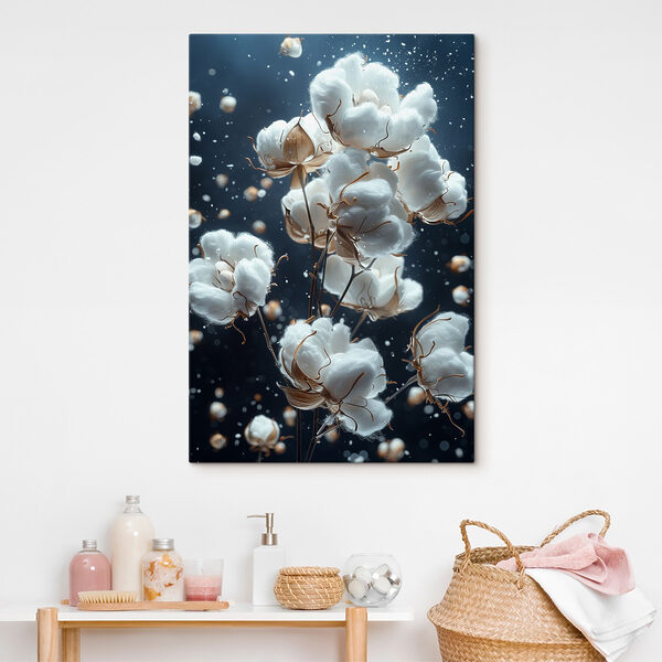Quadri Fiori di cotone che ondeggiano dolcemente (COD: s41428) Quadri Quadri Fiori di cotone che ondeggiano dolcemente (COD: s41428)