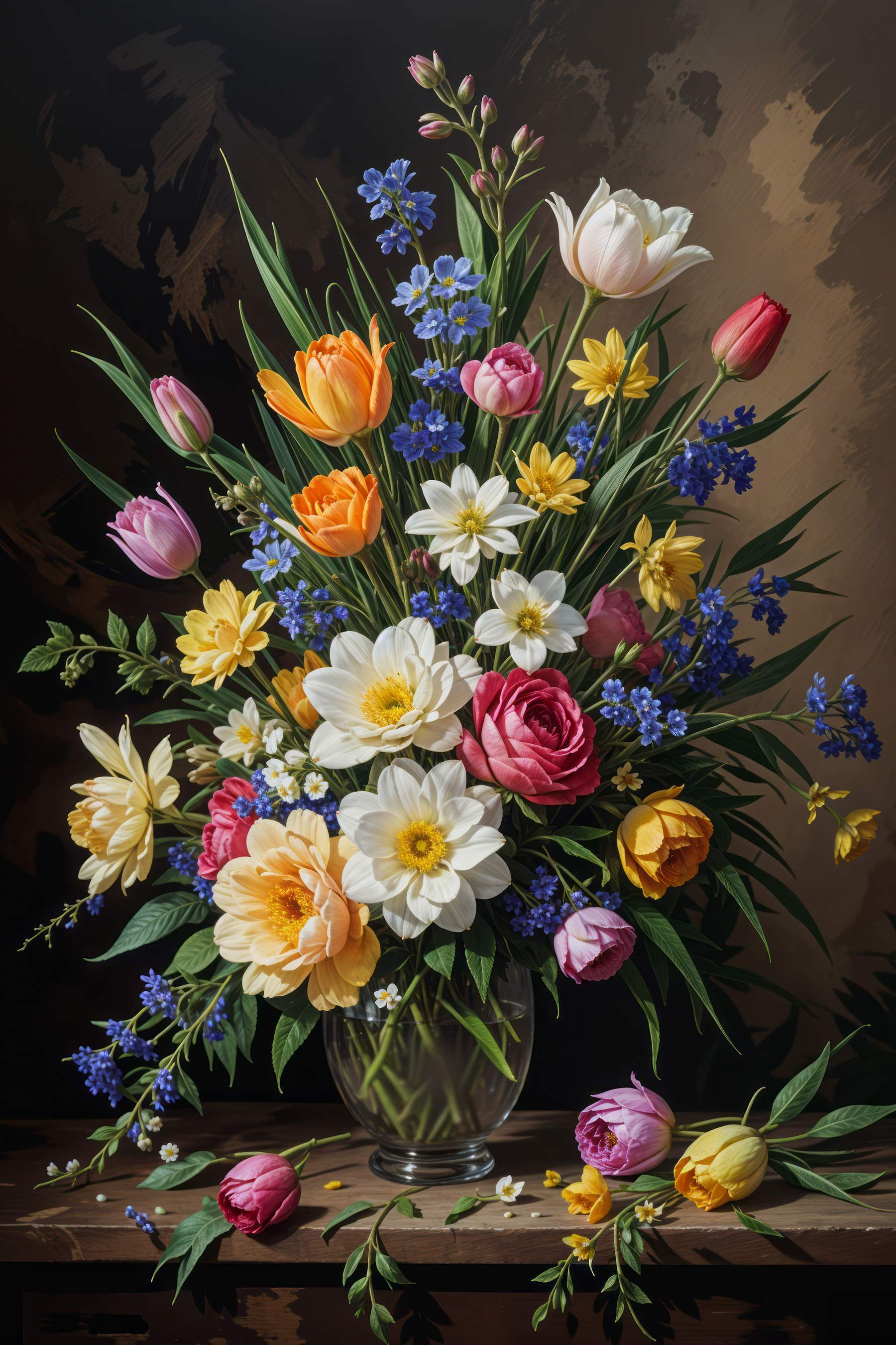 Vase of flowers