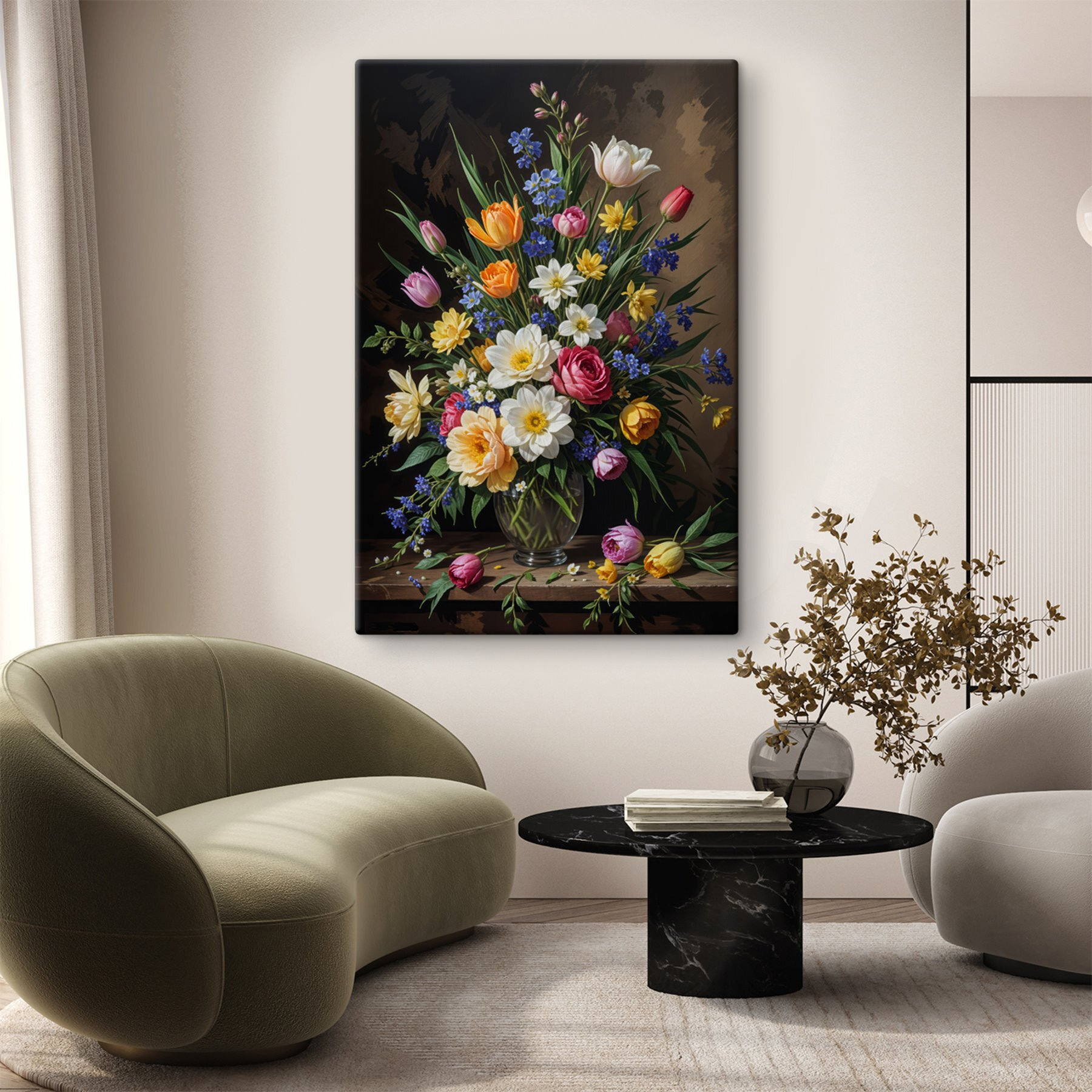 Vase of flowers