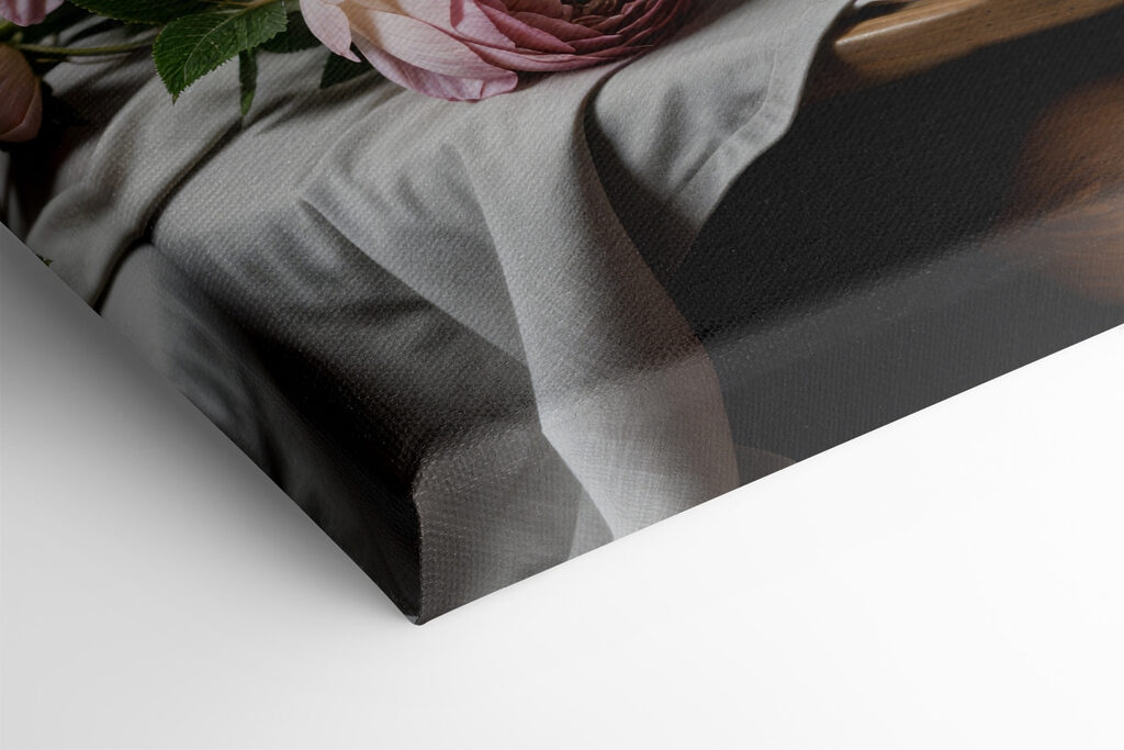 Vase of flowers on a table