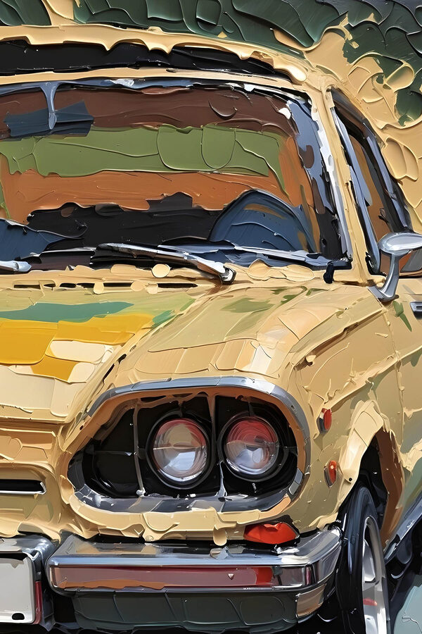 Classic car with a vintage vibe