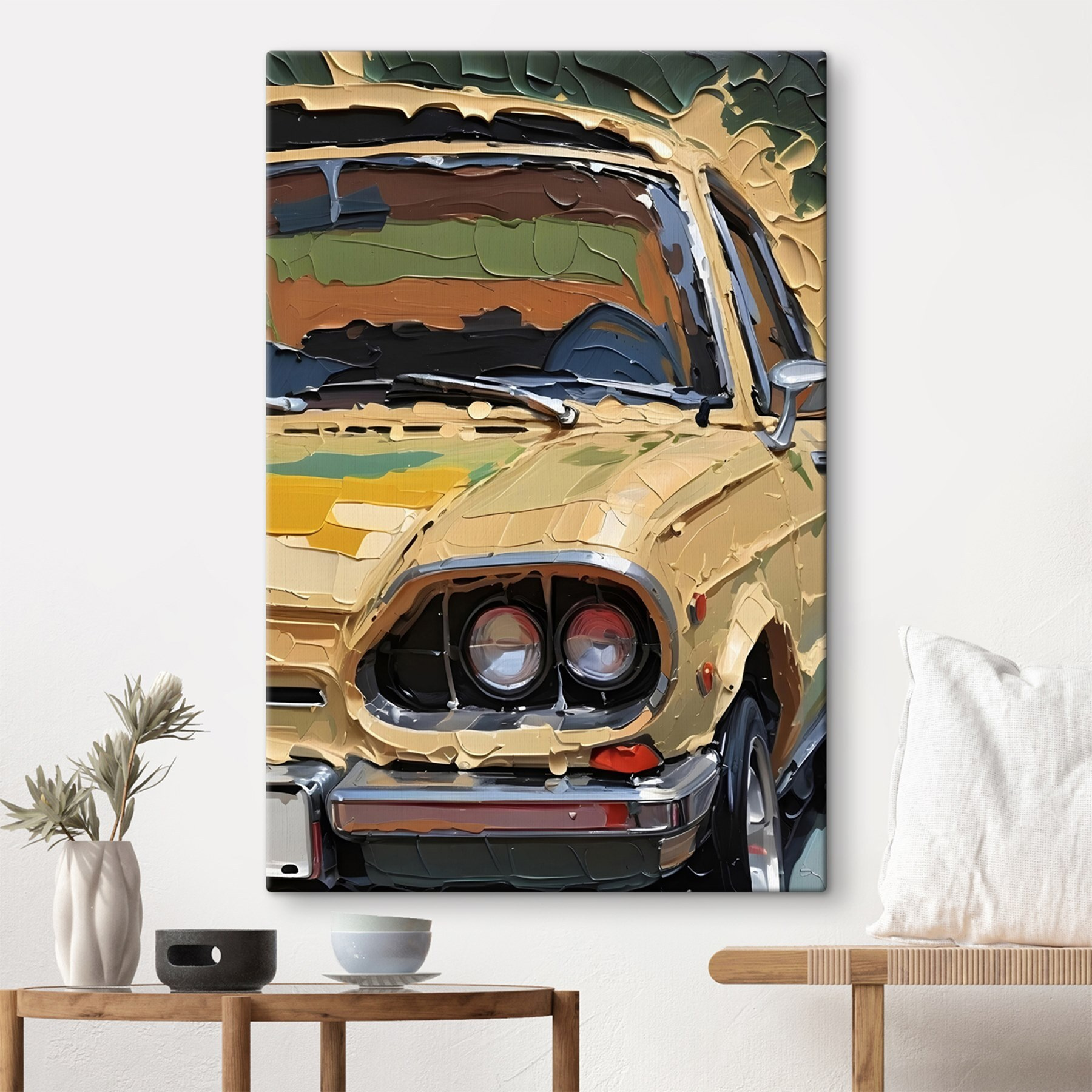 Classic car with a vintage vibe