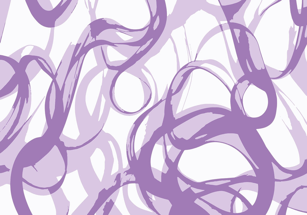 Vortici viola su sfondo bianco Vortici viola su sfondo bianco