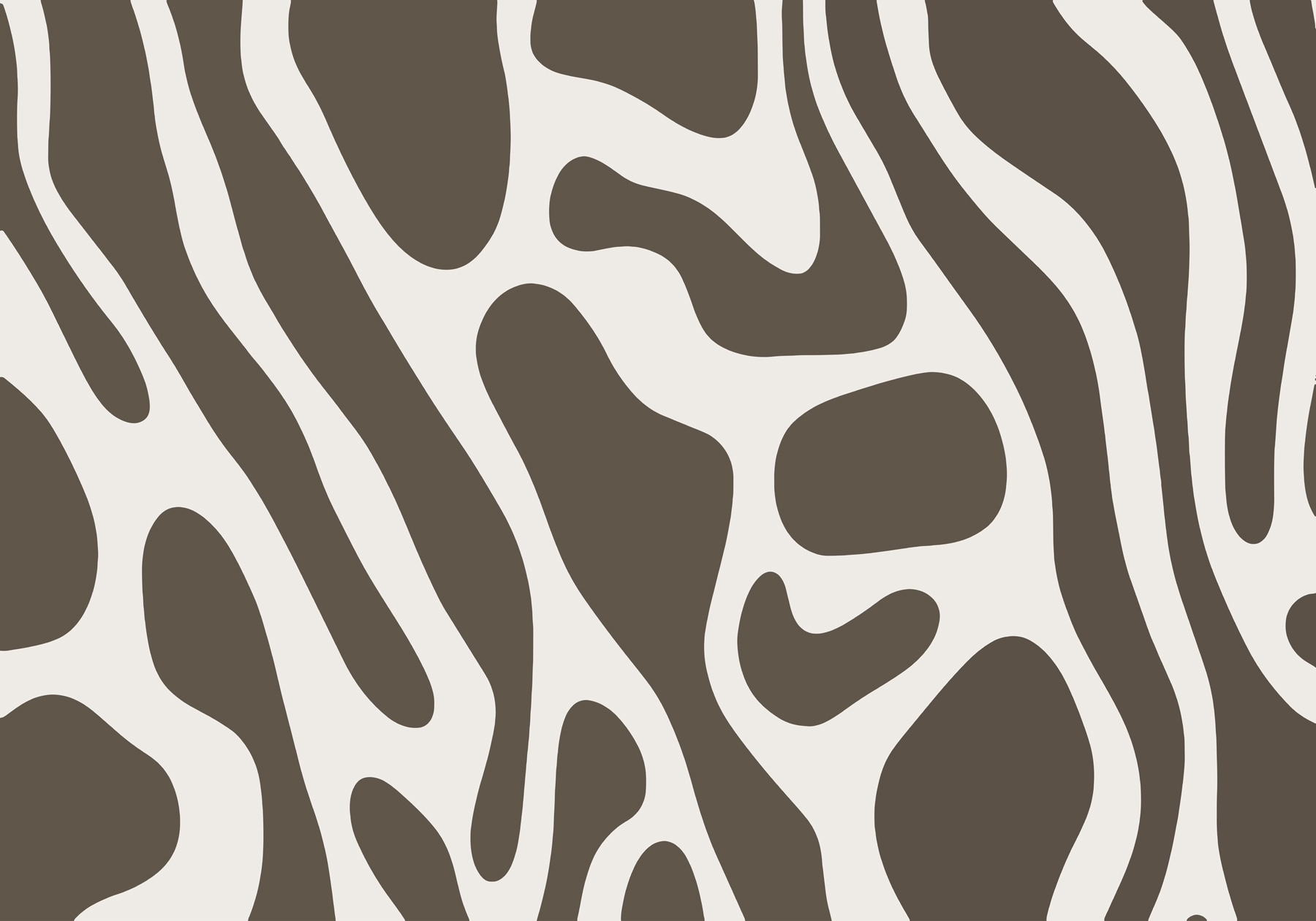 Abstract organic shapes in muted tones