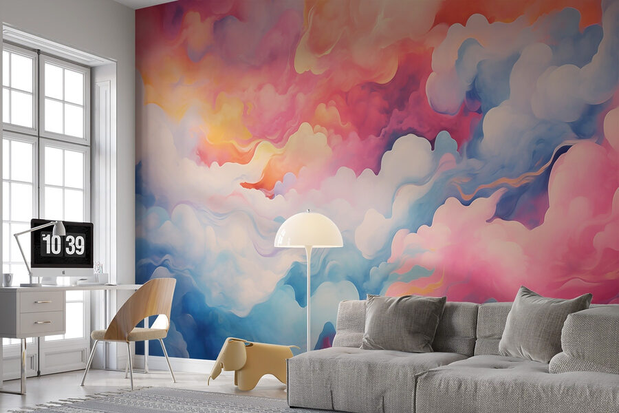 Nuvole colorate nel cielo Nuvole colorate nel cielo